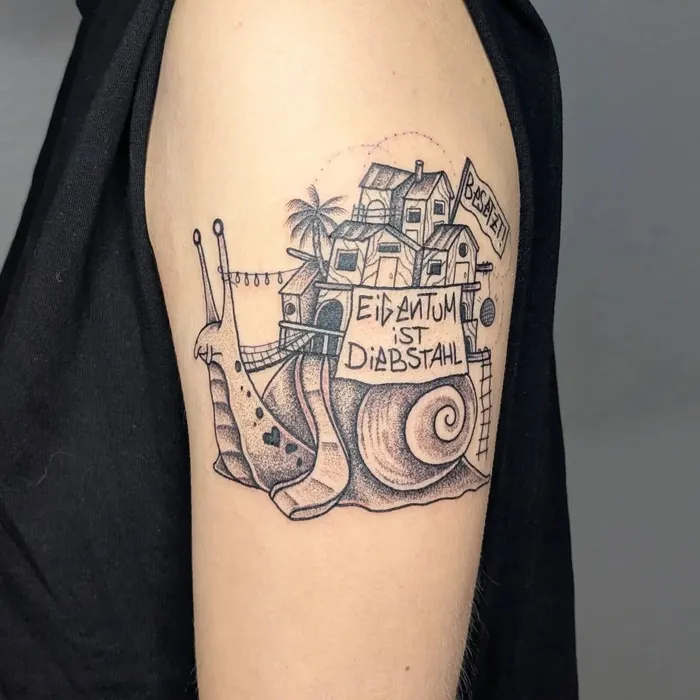 Tattoo – besetzerschnecke