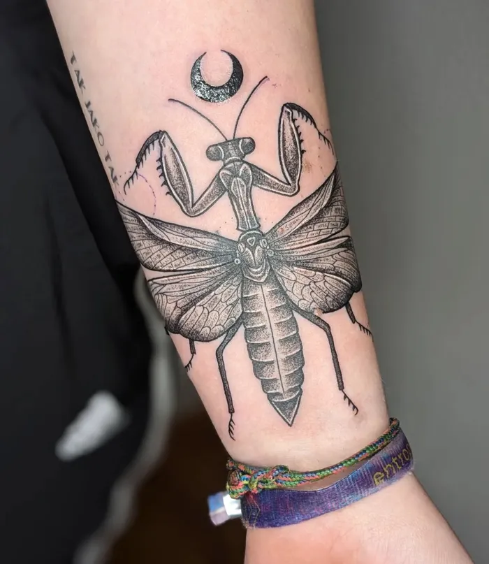 Tattoo – gottesanbeterin