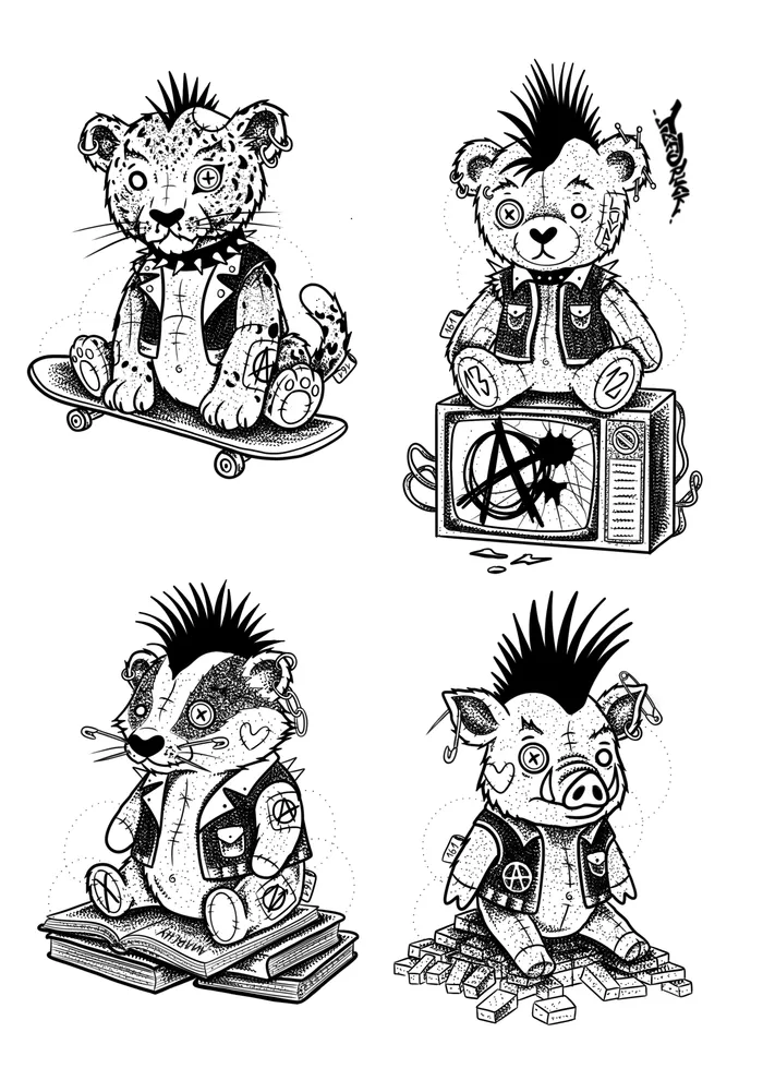 stofftiere-punk